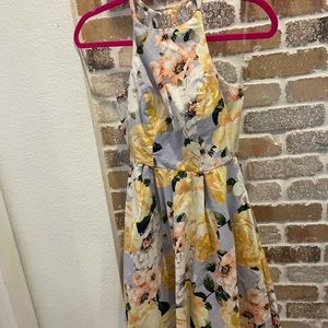 Yellow flower dress